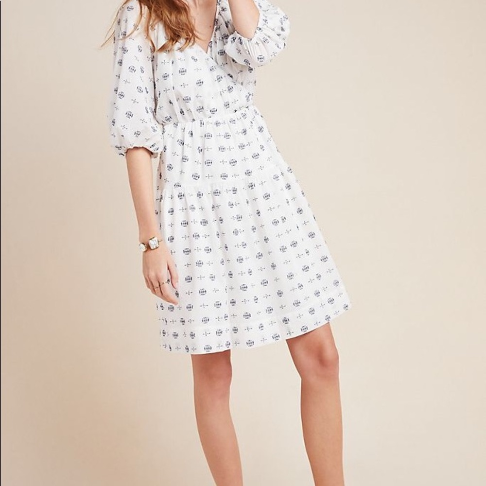 NEW ANTHROPOLOGIE MARCIE TEXTURED TUNIC DRESS